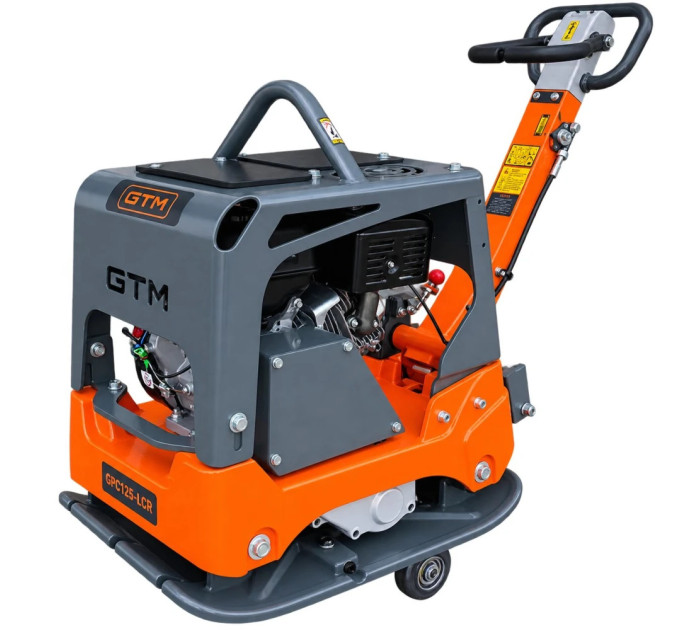 Віброплита бензинова реверсивна GTM GPC250-LCRH