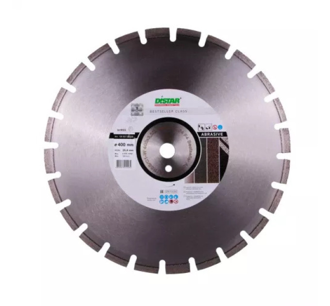 Диск алмазний сегментований DI-STAR 1A1RSS/C1-W 400x3,5/2,5x9x25,4-24 F4 Bestseller Abrasive (13085129026)