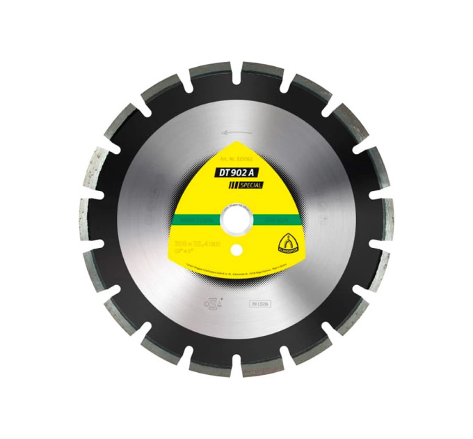 Диск алмазний сегментований Klingspor DT 902 A Special 400x25,4 мм